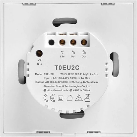 Sonoff T0EU2C - Smart Switch- Google and Alexa Compatible - 3