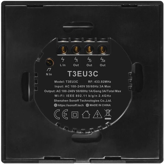 Sonoff T3EU3C - Smart Switch- Google and Alexa Compatible - 4