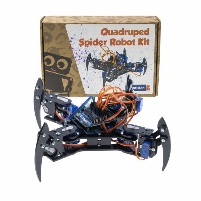 Spider Robot System for Arduino (with Electronic Components) - 1