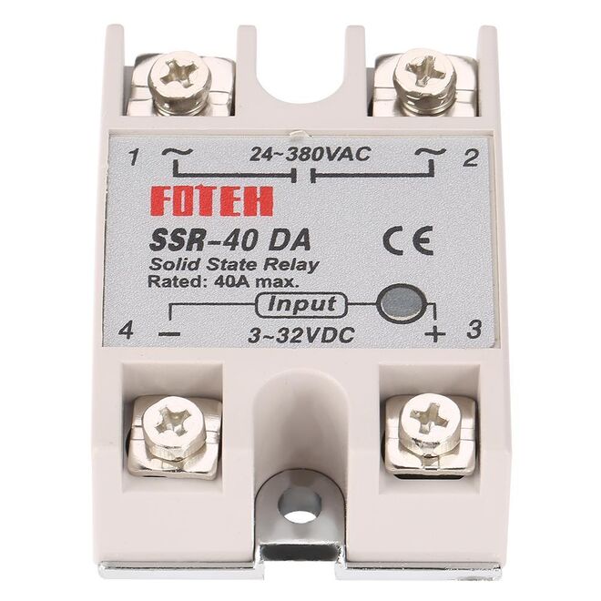SSR-40DA Solid State Relay - Solid State Relay (40A) - 1