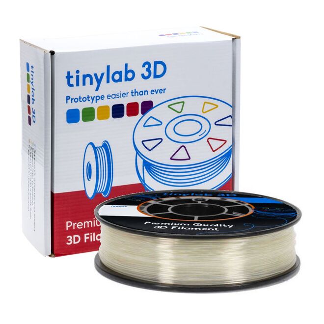 tinylab 3D 1.75 mm Şeffaf(Naturel) PLA Filament - 1