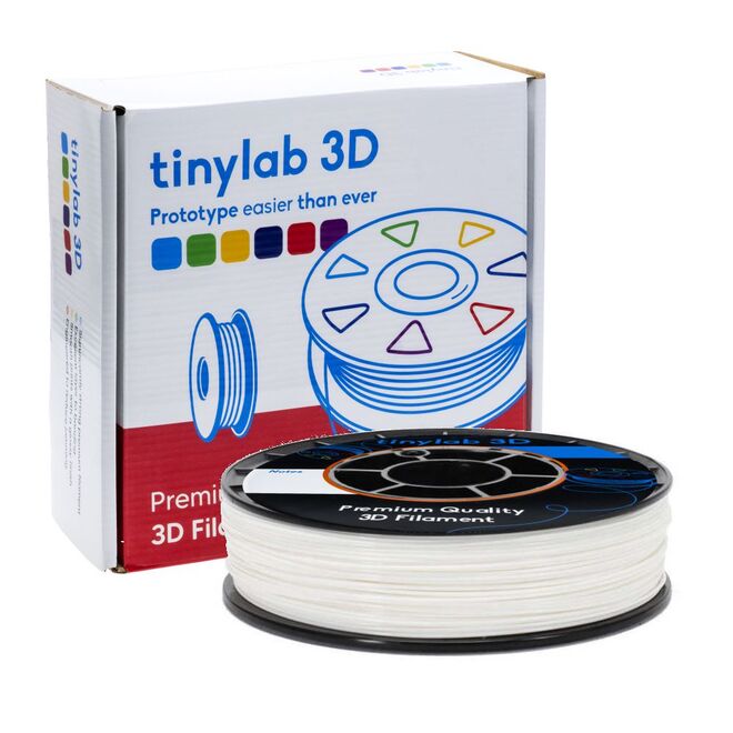 tinylab 3D 1.75 mm Cold White ABS Filament - 1