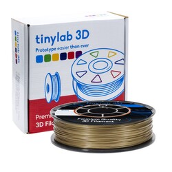 tinylab 3D 1.75 mm Gold PLA Filament 