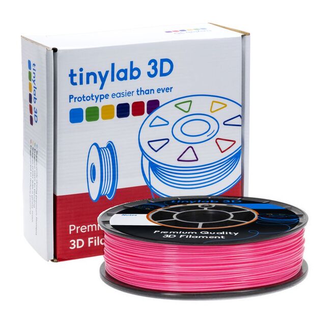 tinylab 3D 1.75 mm Pink PLA Filament - 1