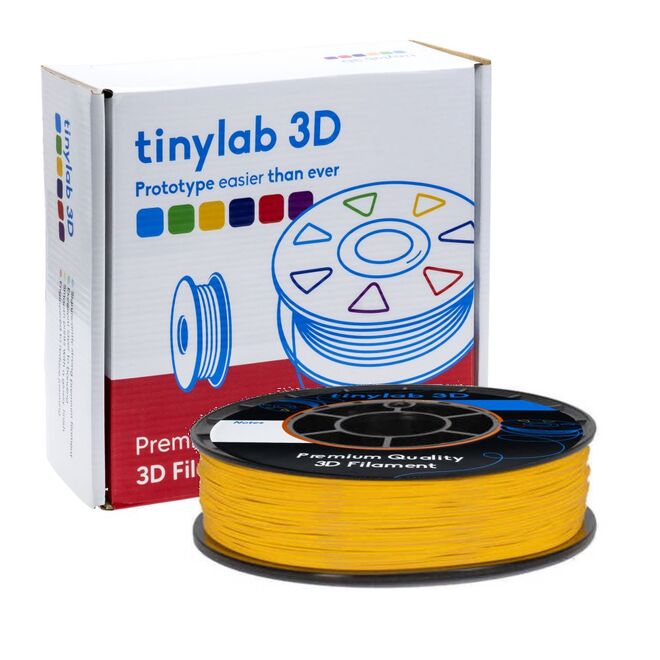 tinylab 3D 1.75 mm Yellow PLA Filament - 1