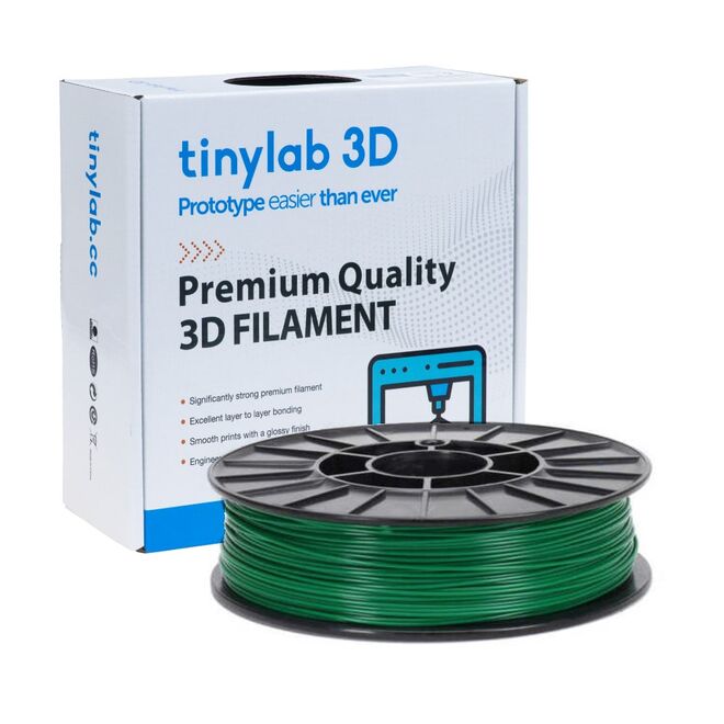 tinylab 3D 2.85 mm Dark Green PLA Filament - 1