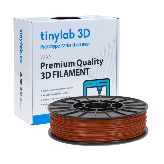 tinylab 3D 2.85 mm Kahverengi PLA Filament - 1