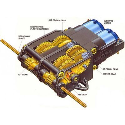 Twin-Motor Gearbox Kit - Tamiya 70168 - 8