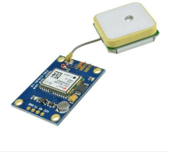 EEPROM'lu Ublox NEO-7M GPS Modülü (Pilli) - Antenli - 1