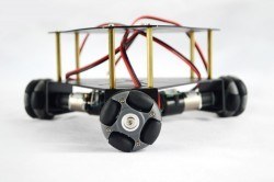 Üçgen 48 mm Omniwheel Robot Platformu (Enkoderli Motorlar ile), 15001 - 2
