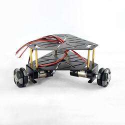 Üçgen 48 mm Omniwheel Robot Platformu (Enkoderli Motorlar ile), 15001 - 1