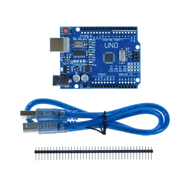 UNO R3 Development Board Compatible with Arduino - With USB Cable - (USB Chip CH340) - 4