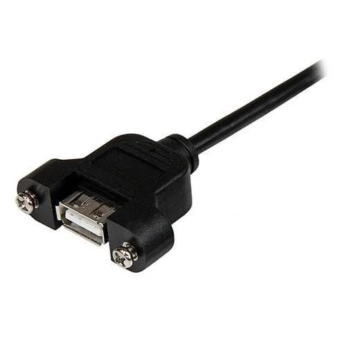 USB A Erkek - A Dişi Panel Tipi Dönüştürücü - 30cm Kablo - 2