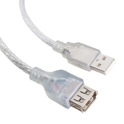 USB Extension Cable 1.5 M - Transparent 