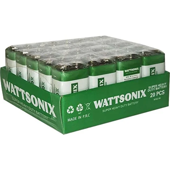 Wattsonix Zinc Carbon 9V Battery - single - 2