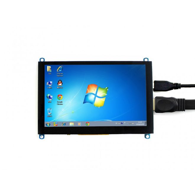 WaveShare 5 inch HDMI Capasitive Touch LCD (Multi System)- 800x480 (H) - 2