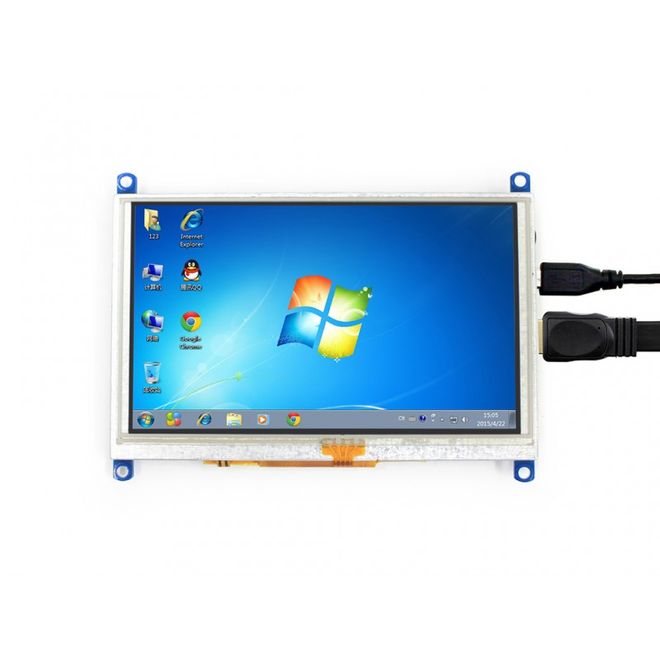 WaveShare 5 inch HDMI Resistive Touch LCD (Multi System)- 800x480 (G) - 5