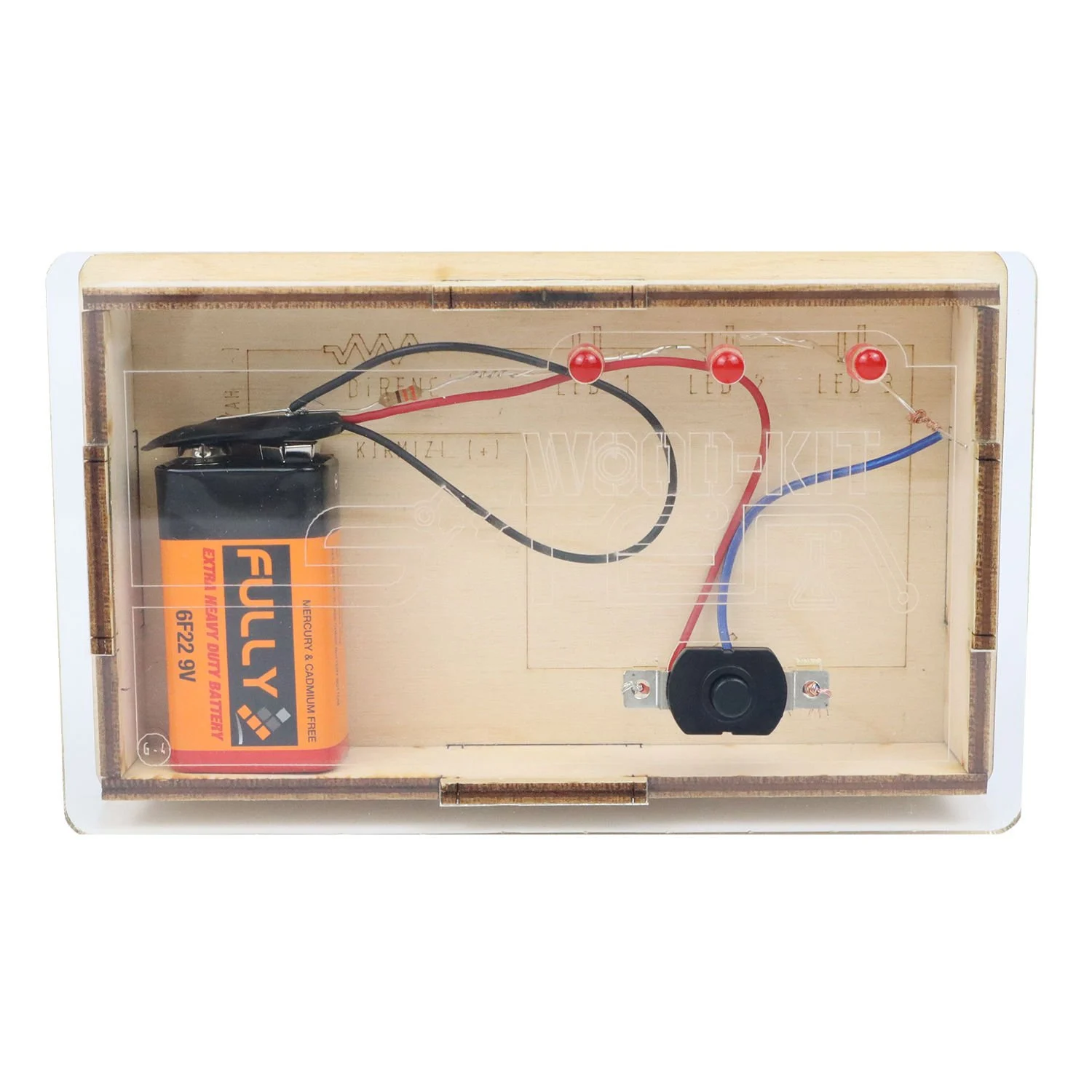 Wood-Kit STEM Robotik Kodlama - Mini Gece Lambası - 2