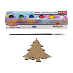 Wood Painting Set for Kids - Compatible with REX Woody Series 