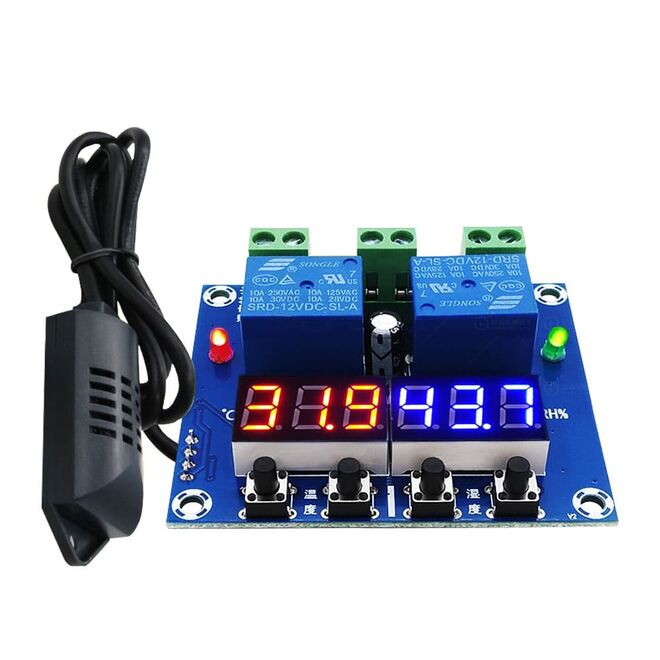 XH-M452 Dual Output Digital Temperature and Humidity Control Switch - 12V/DC - 1