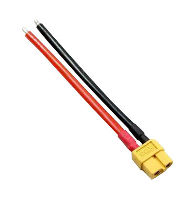 XT60 Dişi Konektör - 10 cm Silikon Kablo - 1