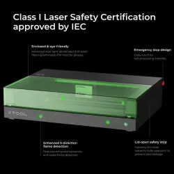 xTool S1 Dark Basic Closed Diode Laser Cutter - 40W - 4
