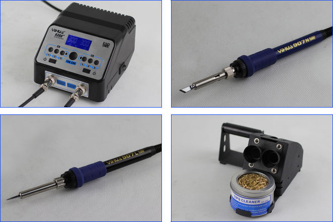 Yihua 938D Anstatic Dual Soldering Iron Soldering Station - 3